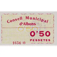 0.50 Pesetas Albons