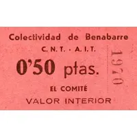 0.50 Pesetas Benabarre