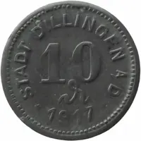 10 Pfennig - Dillingen