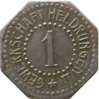 1 Pfennig - Heldrungen Gewerkschaft Heldrungen II