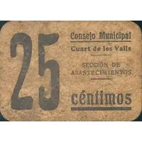 25 Céntimos Cuart de les Valls