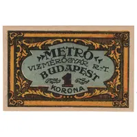 1 Korona Metro Vízmérőgyár Rt., Budapest