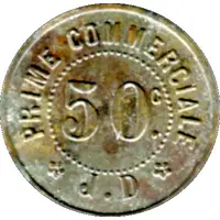 50 Centimes - Maison J. Duval - Le Blanc [36]