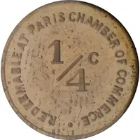 1/4 Cent - Paris Chamber of Commerce Paris, Illinois
