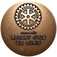 médaille rotary club de paris