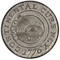 1 Dollar - Continental Currency Pattern