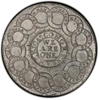 1 Dollar - Continental Currency Pattern