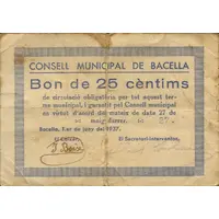 25 Céntimos Bassella