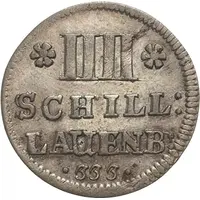 4 Schilling - George William II