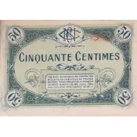 50 Centimes - Chambre de Commerce de Nevers