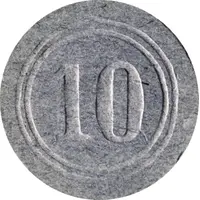10 Pfennig - Grünhain