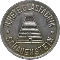 10 Pfennig - Schauenstein H. Heye Glasfabrik