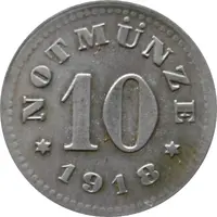 10 Pfennig - Schauenstein H. Heye Glasfabrik