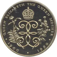 2 Pounds - Elizabeth II Queen Mother