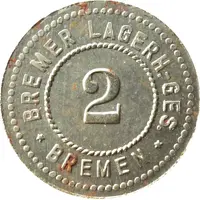 2 Pfennig - Bremen Bremer Lagerh. Ges.