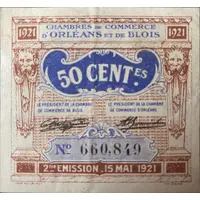 50 Centimes - Chambre de Commerce d'Orléans et de Blois [45] [41]