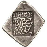 3 Groschen - John Frederick II Klippe, Siege coinage