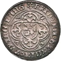 1 Groschen 'Helmgroschen' - Frederick IV