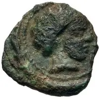 2 1/2 Centesimae Incuse series: star