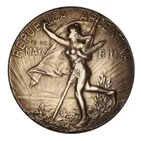 Medalla - 1er Centenario de la Independencia de la República Argentina 1810-1910