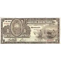 1 Peso El Banco de Queretaro