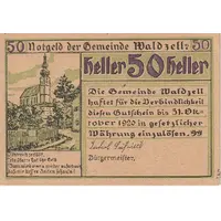 50 Heller Waldzell