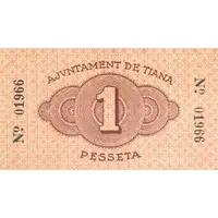 1 Peseta Tiana