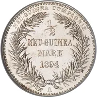 1/2 Mark - Wilhelm II