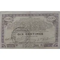 10 Centimes - Pas de Calais, Somme et Nord, Groupement de 70 communes.