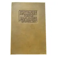 New Years Plaquette Stuttgart