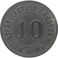 10 Pfennig - Landsberg an der Warthe