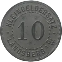 10 Pfennig - Landsberg an der Warthe