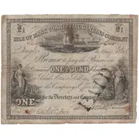 1 Pound Isle of Mann Commercial Banking Company