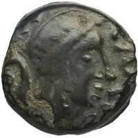 Bronze with lion in the name of Aulus Hirtius