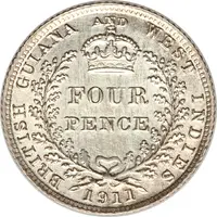4 Pence - George V