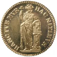 1/4 Gulden gold pattern at 1.5 ducat weight