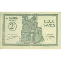 2 Francs - Chambre de Commerce d'Amiens [80]