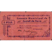 2 Pesetas Castell de Ferro