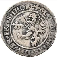 1/4 Daalder 'Madonnadaalder / Batzelaar' - Margaretha van Brederode