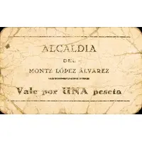 1 Peseta Monte López Álvarez