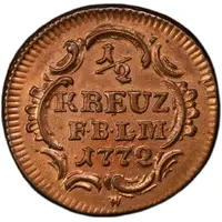 1/2 Kreuzer - Charles Frederick