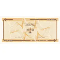 1 Peso 'D' Foreign Exchange Certificate-Narrow 'D'