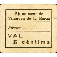 5 Céntimos Vilanova de la Barca