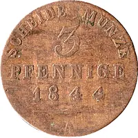 3 Pfennige - Henry LXXII