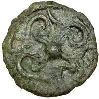 Potin with cruciform scrolls