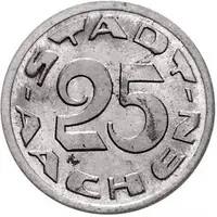 25 Pfennig - Aachen