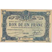 1 Franc - Chambre de Commerce du Havre 76