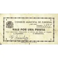 1 Peseta Zurgena