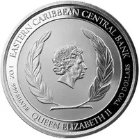 2 Dollars - Elizabeth II Humpback Whale