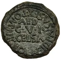 Semis - Augustus L AVFID PANSA SEX POMP NIGRO AED C V I CELSA